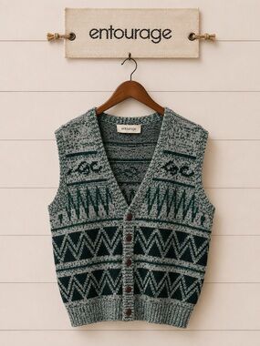 VINTAGE unisex entourage grandpa vest size XL